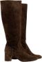 AGL Bos Suede Rits Laars 4 5cm Hak - Thumbnail 1