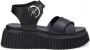 AGL Flat Sandals Black Dames - Thumbnail 11