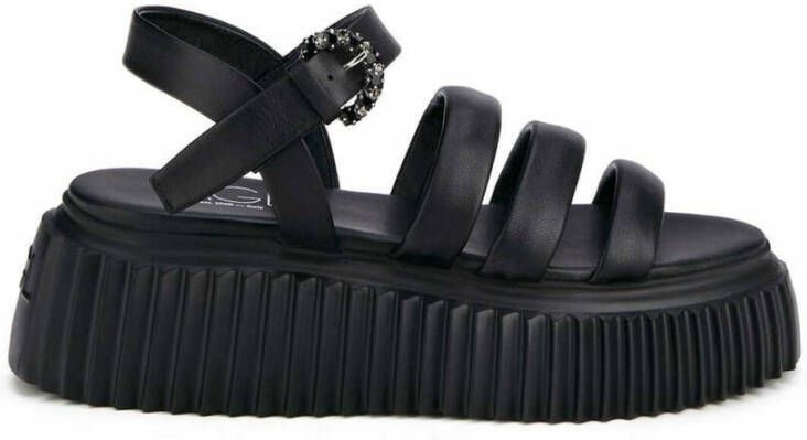 AGL Flat Sandals Zwart Dames