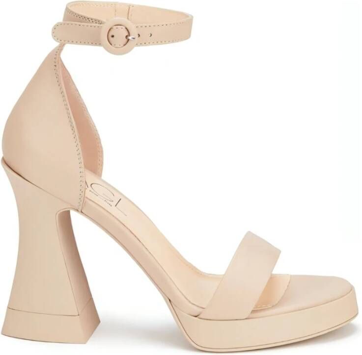 AGL High Heel Sandals Beige Dames