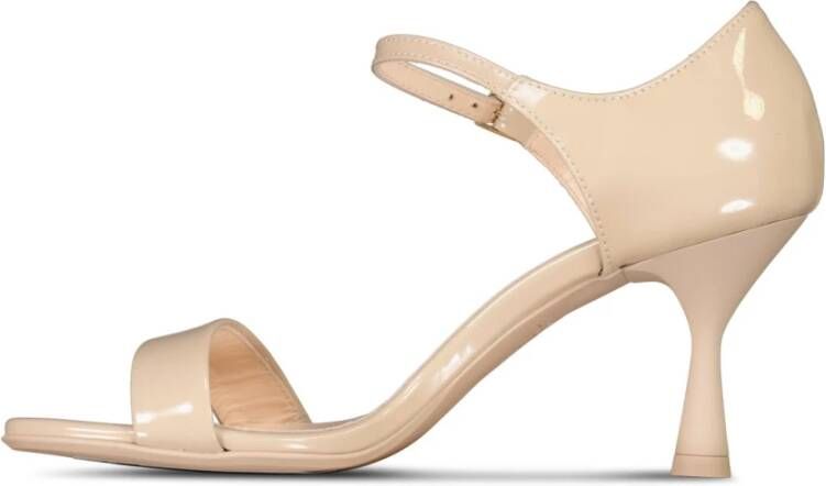 AGL Gelakte leren pumps met verstelbare band Pink Dames