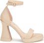 AGL Hoge Hak Sandalen Beige Dames - Thumbnail 1