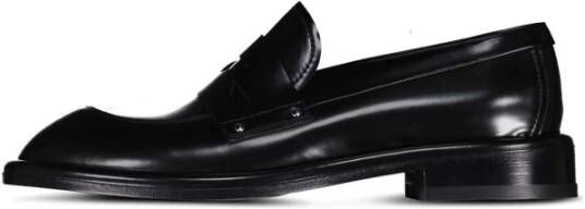 AGL Italiaanse leren loafers voor heren Black Heren