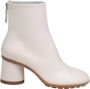 AGL Leren Enkellaarzen Krijtkleur Beige Dames - Thumbnail 1