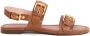 AGL Leren Sandalen Met Dubbele Band Stijlvolle Touch - Thumbnail 1
