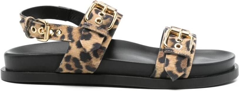 AGL Luipaardprint Sandalen