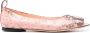 AGL Slangeneffect Ballerina Schoenen Pink Dames - Thumbnail 1
