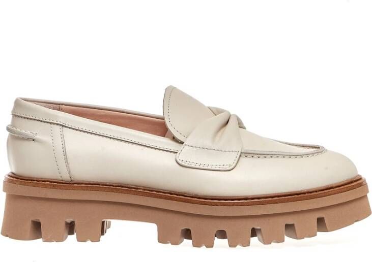 AGL Witte leren loaferschoenen