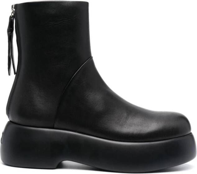 AGL Zwarte Casual Closed Wedges Booties