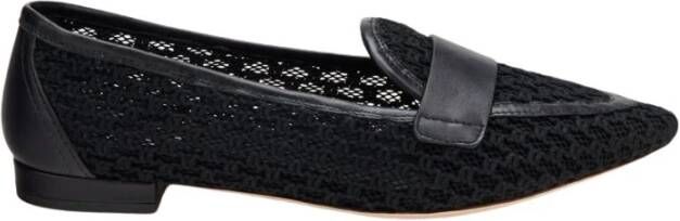 AGL Zwarte Mesh Loafers Black Dames