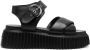 AGL Zwarte Sleehak Sandalen Black Dames - Thumbnail 1