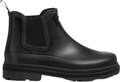 Aigle Platte regenlaarzen Black Heren