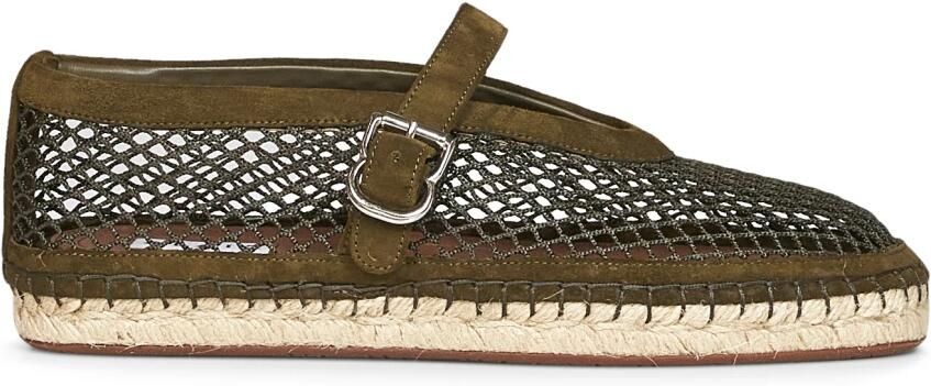 Alaïa Espadrilles van visnet en suède