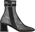 Alaïa Fishnet 55 Enkellaarsjes - Zwart