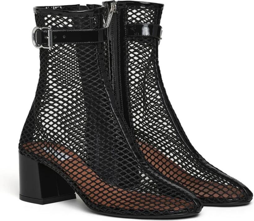 Alaïa Fishnet 55 Enkellaarsjes - Foto 3