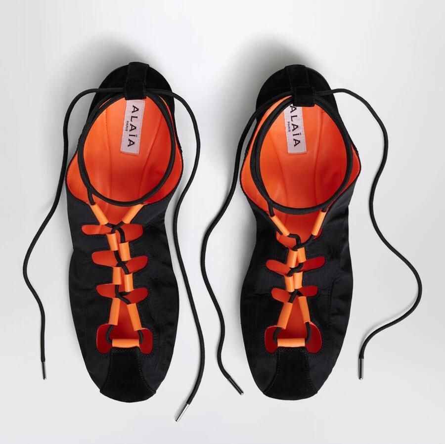 Alaïa Fold Laced Flats - Foto 5