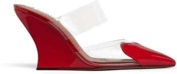 Alaïa Le Coeur Wedge Mules