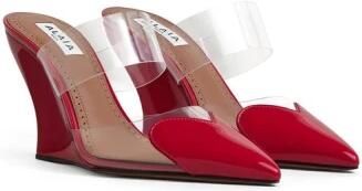 Alaïa Le Coeur Wedge Mules - Foto 3