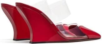 Alaïa Le Coeur Wedge Mules - Foto 4