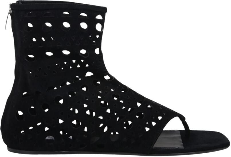 Alaïa Neo Vienne Hoge Platte Sandalen