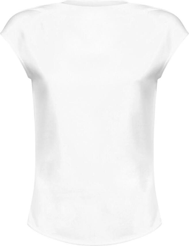 Alaïa Ribgebreide T-shirt met boothals