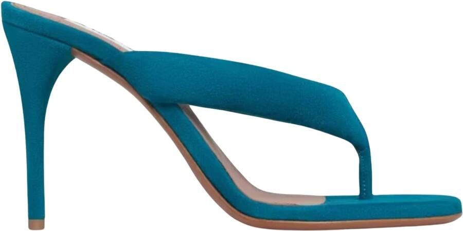 Alaïa Sandalen met hoge hak en teenband in suède