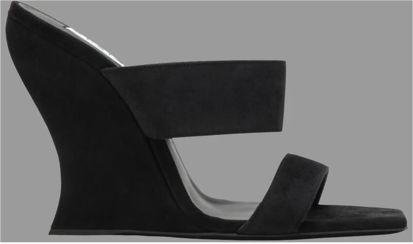 Alaïa Wave 110 Wedge Mules
