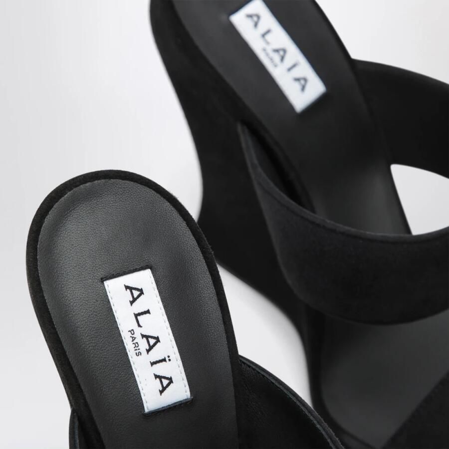 Alaïa Wave 110 Wedge Mules - Foto 3