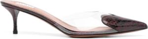 Alaïa Heeled Mules Rood Dames