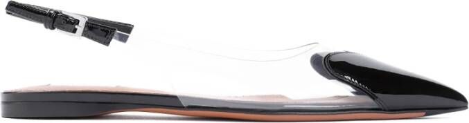 Alaia Loafers Flat Slingbacks in transparant