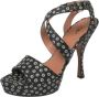 Alaïa Pre-owned Canvas sandals Black Dames - Thumbnail 1