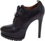 Alaïa Pre-owned Leather boots Black Dames - Thumbnail 1
