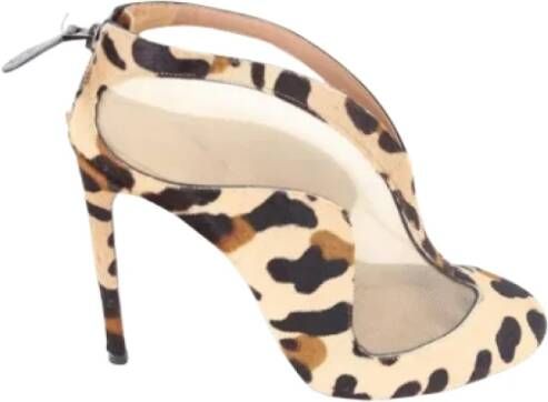 Alaïa Pre-owned Leather heels Brown Dames