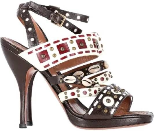 Alaïa Pre-owned Leather heels Multicolor Dames