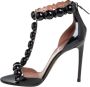 Alaïa Pre-owned Leather sandals Black Dames - Thumbnail 1