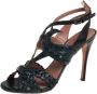 Alaïa Pre-owned Leather sandals Gray Dames - Thumbnail 1