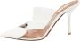 Alaïa Pre-owned Leather sandals White Dames - Thumbnail 1