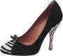 Alaïa Pre-owned Suede heels Black Dames - Thumbnail 1
