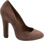Alaïa Pre-owned Suede heels Brown Dames - Thumbnail 1