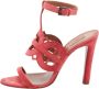 Alaïa Pre-owned Suede sandals Pink Dames - Thumbnail 1