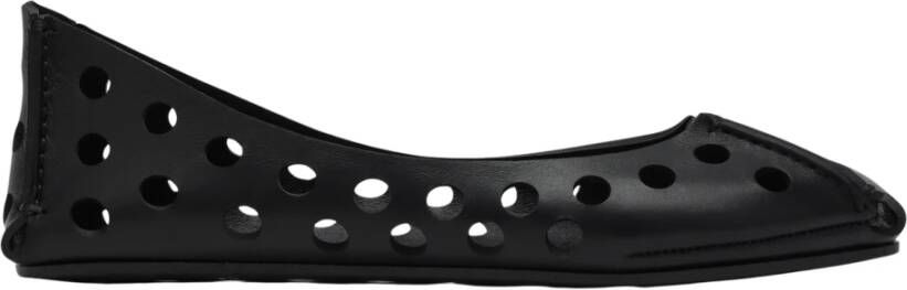 Alaïa Zwarte Ballerina Platte Schoenen
