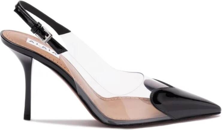 Alaïa Zwarte Heart Sandaal
