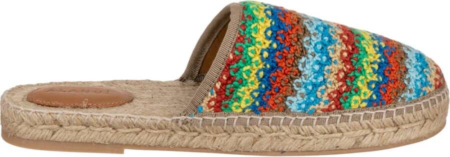 Alanui Gestreepte slippers Veelkleurig - Foto 1