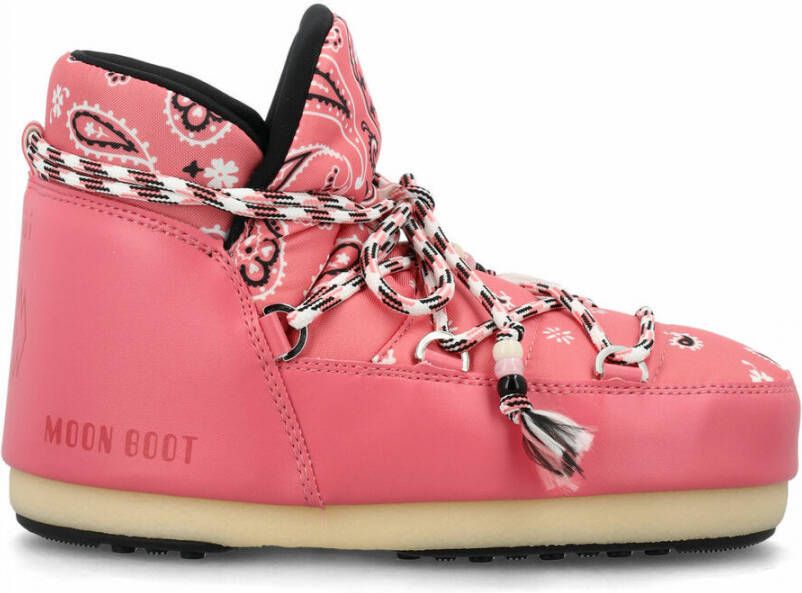 Alanui x Moon boot x Moon laarzen met bandanaprint Roze