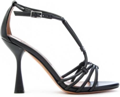 Albano A3093 Sandal Cinturei Zwart Dames
