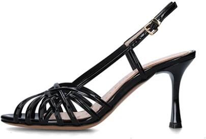 Albano Elegante hoge hak sandalen Zwart