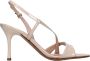 Albano Beige Leren Sandalen met Verstelbare Band - Thumbnail 1