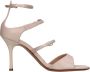 Albano Beige Sandalen met Dubbele Band - Thumbnail 1