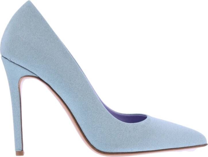 Albano Dames Mesch Pump Blue Dames