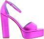 Albano Dames Sandalo Metallic Fuxia Pink Dames - Thumbnail 1